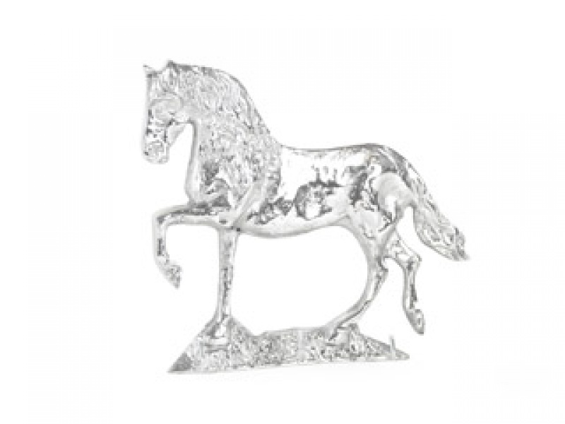 PORTA LLAVES CABALLOS C/COLG MED PORTALLAVES EN PEWTER